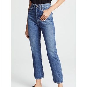 NWOT AGOLDE Pinch Waist High Rise Kick Jean